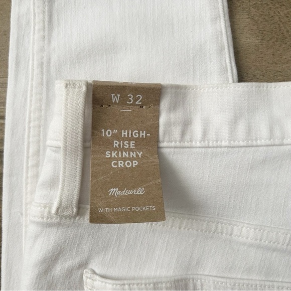 New Madewell 10” High Rise Skinny Crop Jeans | Size 32 - Picture 5 of 8